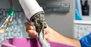 Tett avløp vaskemaskin